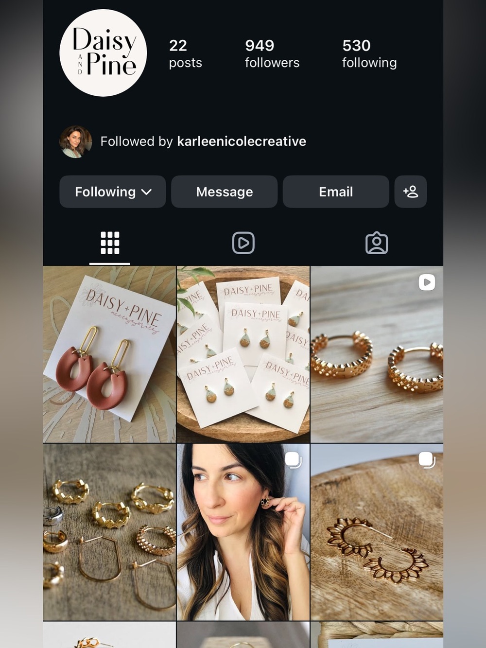 Set of 3: Handmade Clay Earrings